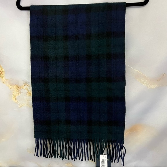 Lochmere 100% Black Watch Tartan Cashmere Scarf - NWT - Picture 6 of 6